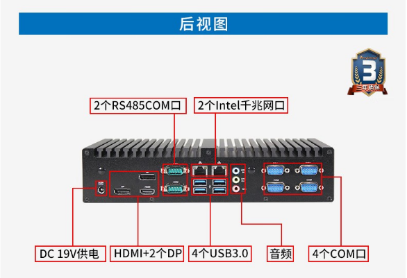 東田無風(fēng)扇嵌入式工控機(jī)端口.png