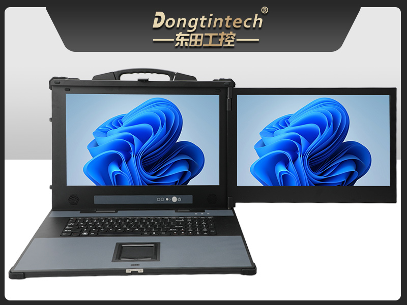 下翻雙屏便攜機,17.3英寸酷睿多擴展主機,工業(yè)現(xiàn)場運維,DTG-1427ZD-BH110MA