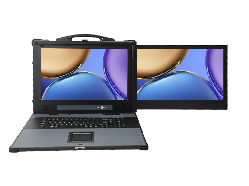 國產(chǎn)雙屏加固便攜機(jī),海光3350麒麟系統(tǒng)主機(jī),DTG-1427ZD-D3350MA