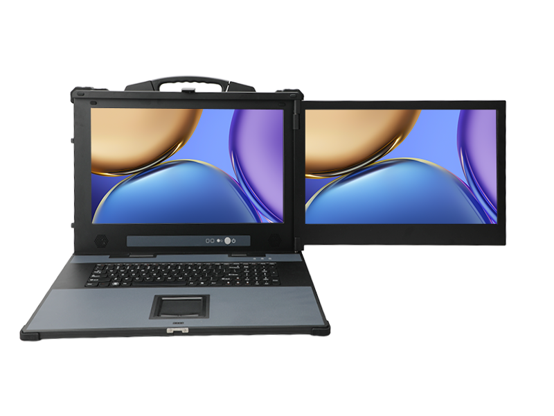 國產(chǎn)雙屏加固便攜機(jī),海光3350麒麟系統(tǒng)主機(jī),DTG-1427ZD-D3350MA